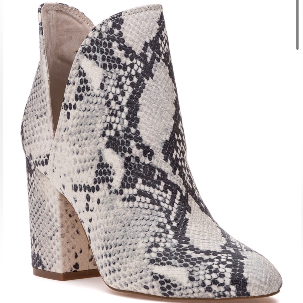 Steve Madden Snakeskin Booties